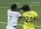 Vini Jr começa no banco, tem gol anulado e é expulso após puxão de cabelo