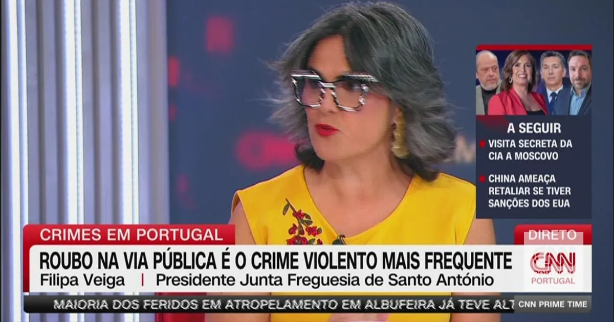 "Ainda bem que não é uma criminalidade violenta, mas é uma criminalidade diária"