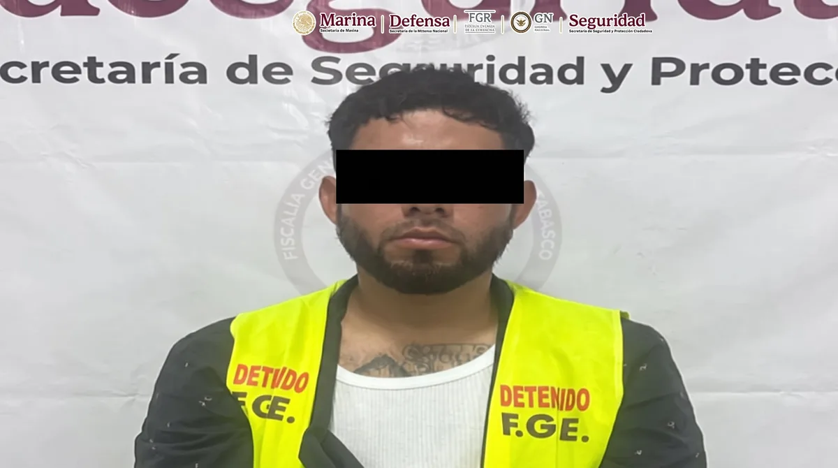 Cae “El Cabra” en Tabasco, presunto líder de la Mara 18, buscado por 15 homicidios en El Salvador