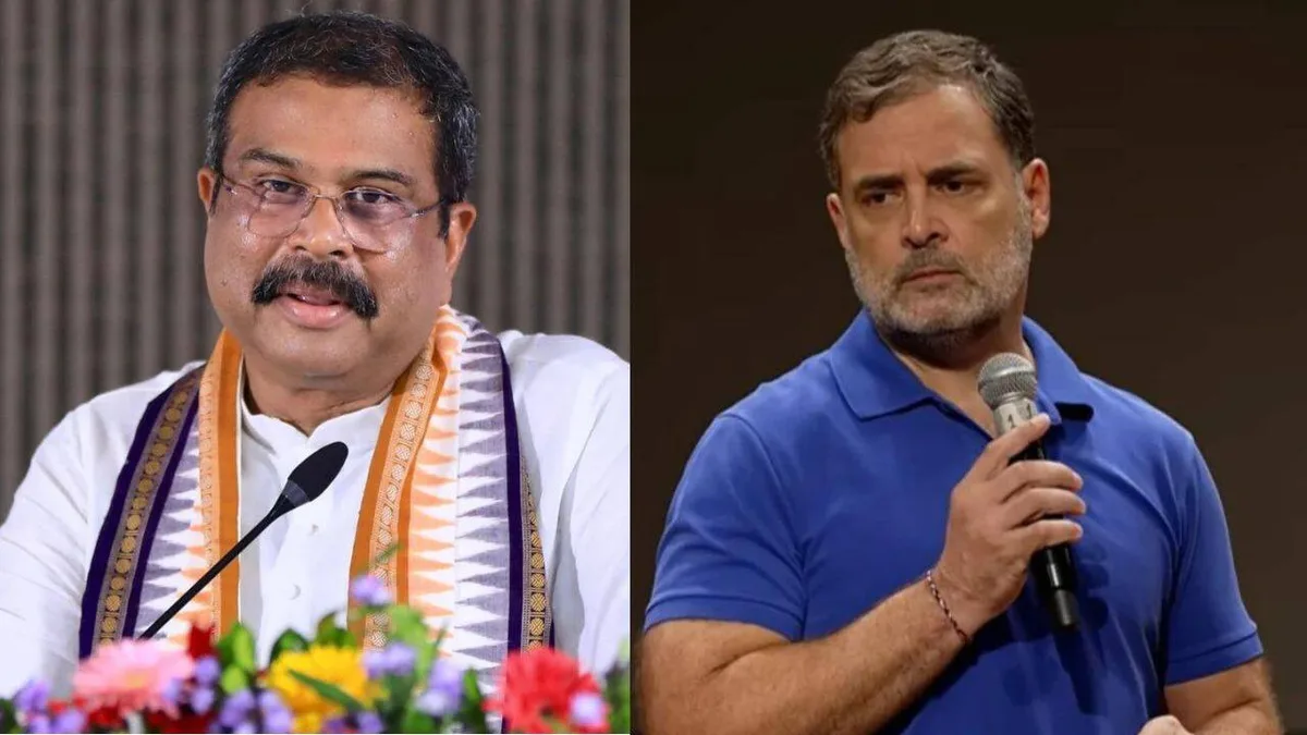 ‘True character of protests exposed’: Dharmendra Pradhan attacks Rahul Gandhi over regime change remark