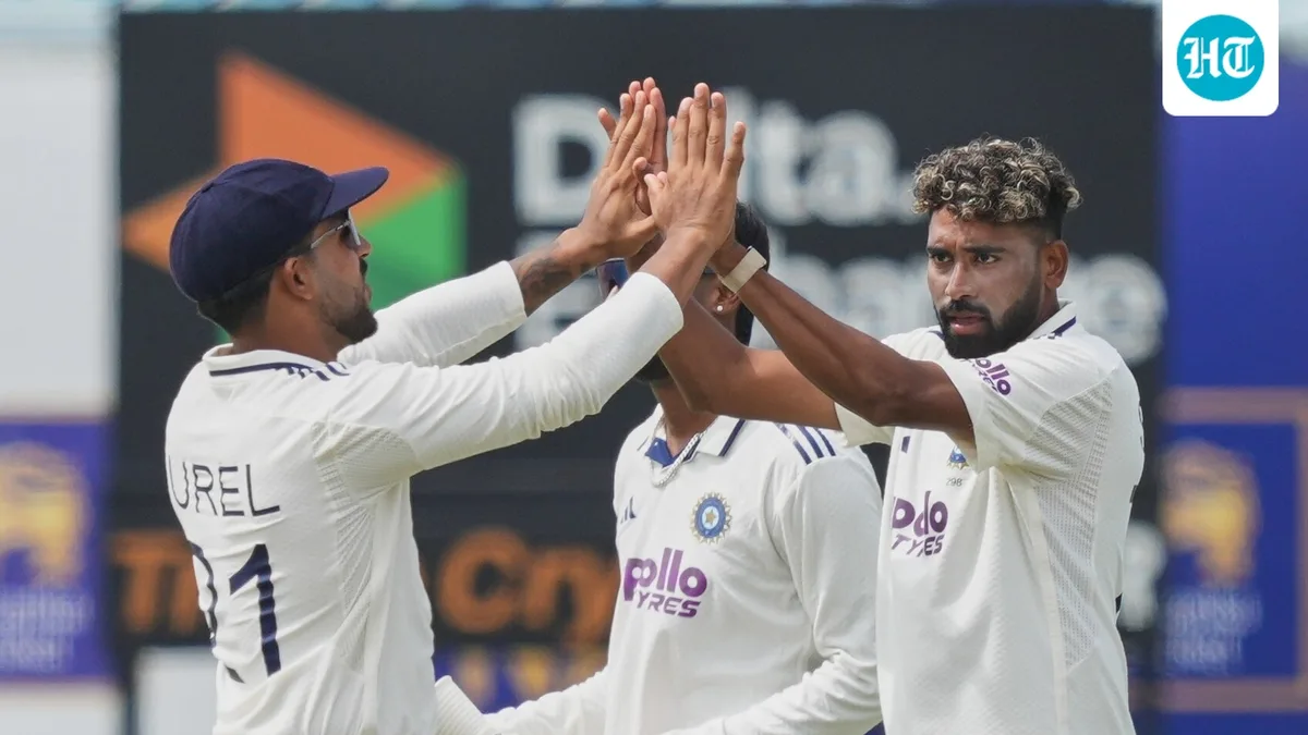 India vs Sri Lanka Live Score 1st Test: Mohammed Siraj strikes immediately, Sri Lanka lose wicket on second ball