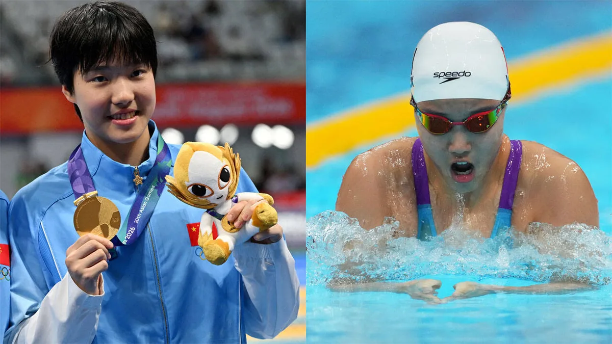 Two gold at 13 for China’s Yu Zidi, but youngest Asian Games record remains unclear
