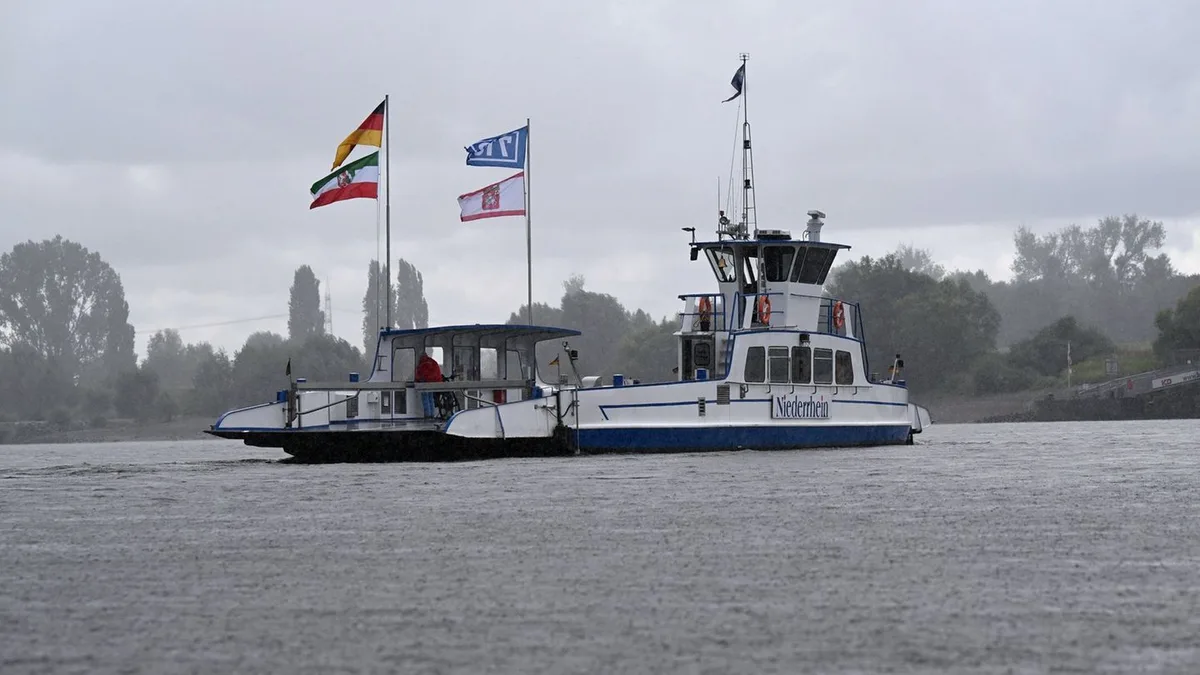 Steigende Pegelstände: Rhein-Fähren fahren wieder