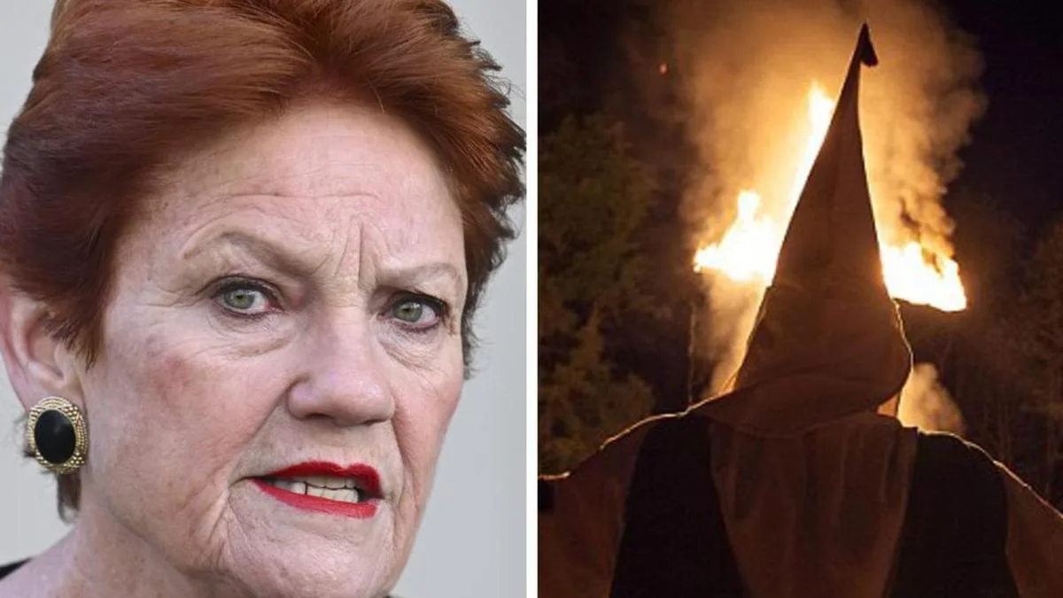 Pauline Hanson blasts Nine over KKK interview, One Nation link claim