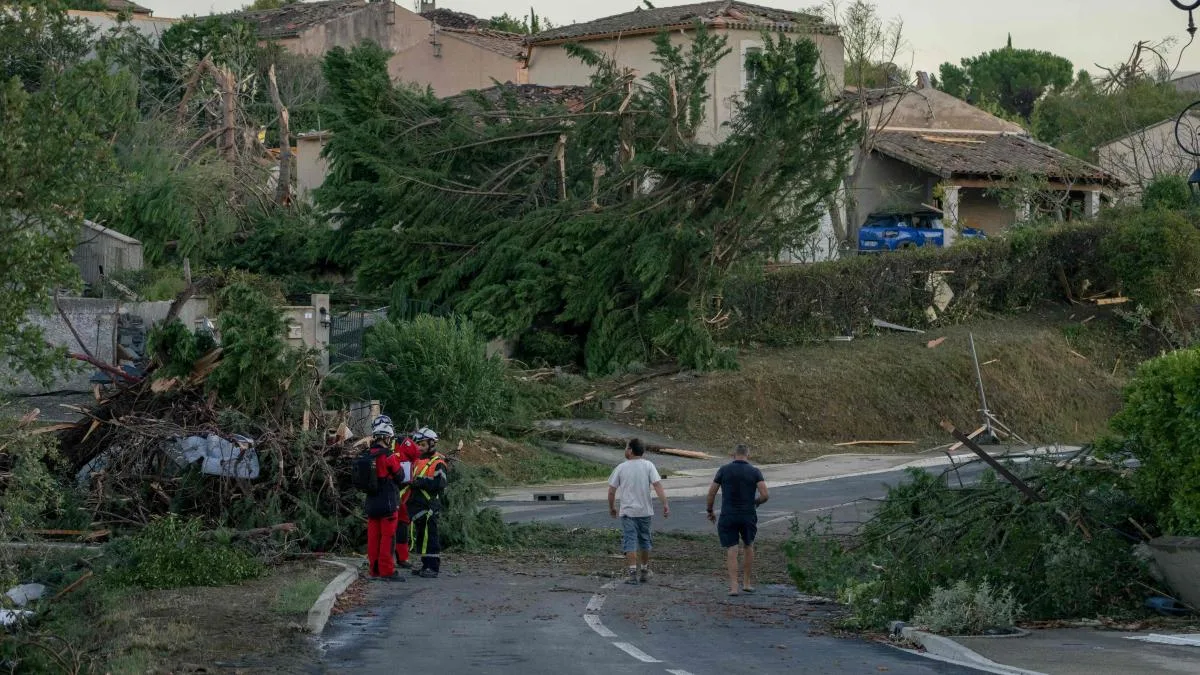 Un tornado deja 41 heridos en el sur de Francia durante las fuertes tormentas