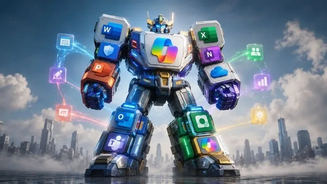 Microsoft quer criar um Megazord de aplicativos Copilot