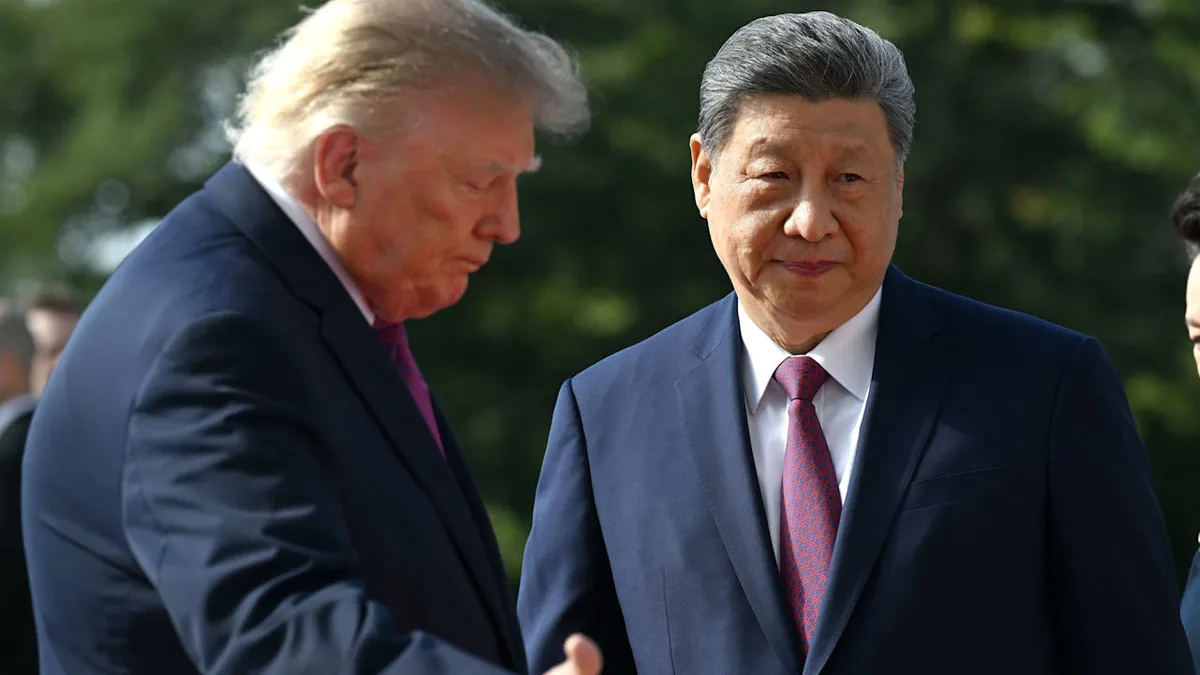 Mit Pandas und Militärkapelle - Trump und Xi umgarnen sich im Weißen Haus
