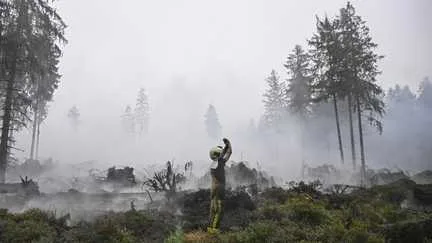 En Belgique, l'incendie historique a pu être "encerclé", mais la situation "reste compliquée"