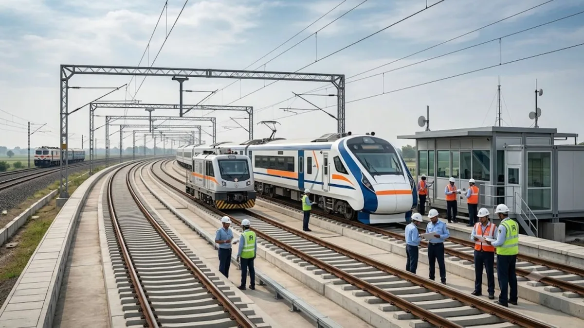 Indian Railways’ first high-speed test track nears completion: Trains to be tested at 220 kmph from 2027-28