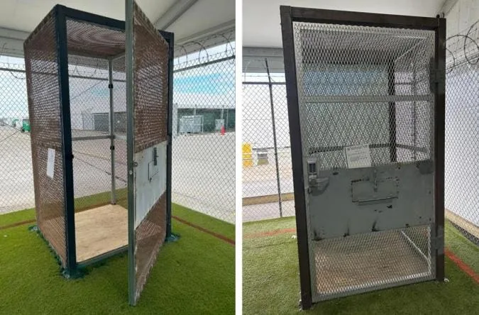 ‘Alligator Alcatraz’ Put Detainees In Cages The Size Of Phonebooths, DHS Inspector Found