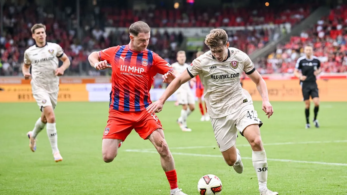 2. Fußball-Bundesliga: Acht-Tore-Spektakel: Heidenheim schießt Dynamo ab