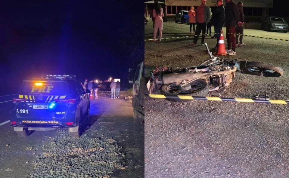 Motociclista de 21 anos morre após bater de frente contra carro em Araucária