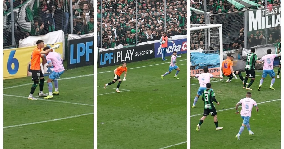 Video: los dos errores del árbitro en la acción previa al 1-0 de Temperley a Chicago