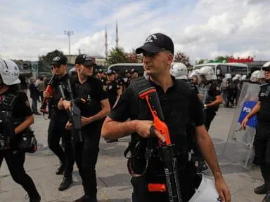 Police detain dozens at an Istanbul courthouse protest over LGBTQ+ crackdown