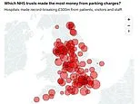 NHS hospitals rake in record high of £300million in car park fees - how much does your hospital make from the 'tax on the sick'?