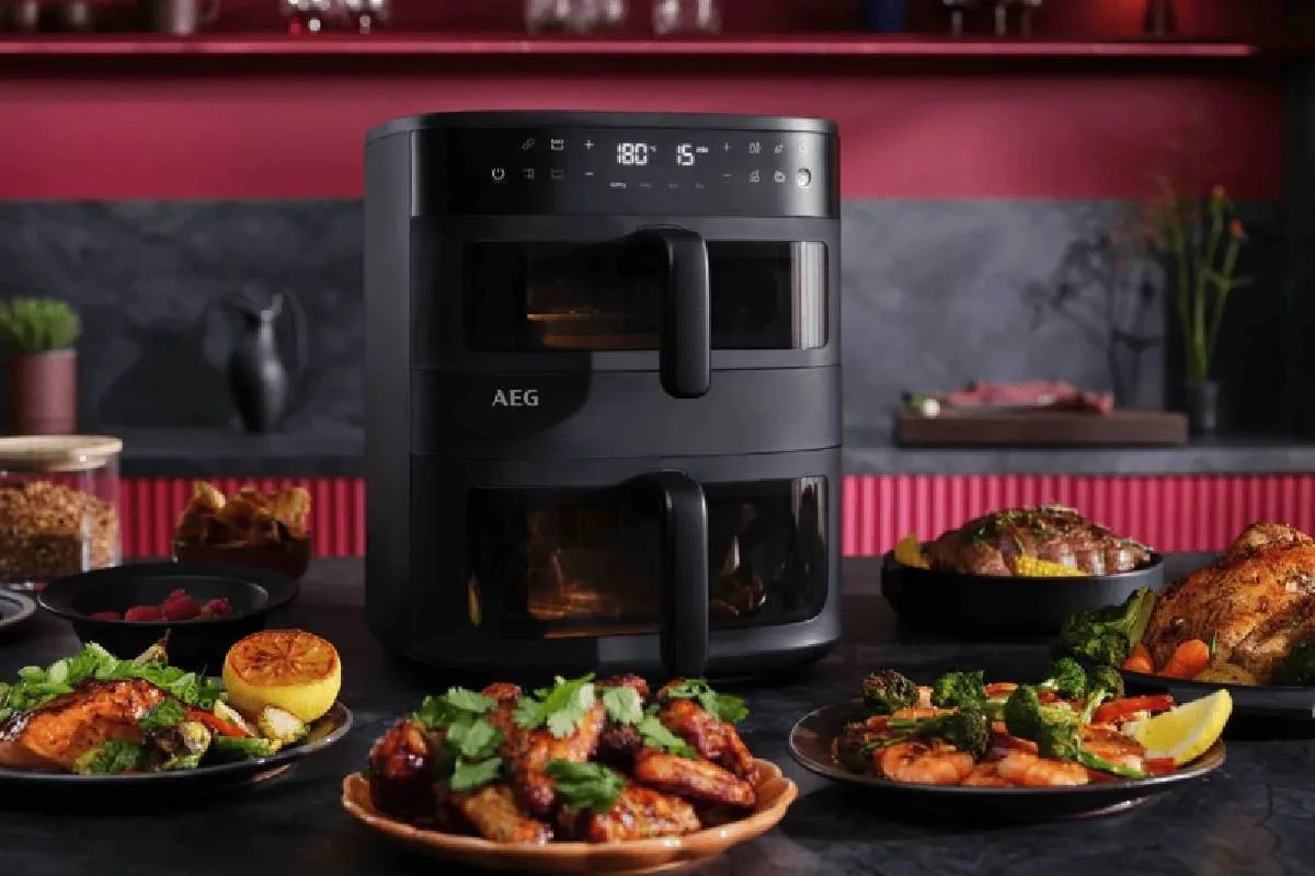 Comer sano es más fácil de lo que crees: esta freidora de aire dual tiene el doble de capacidad y ocupa menos espacio en la cocina