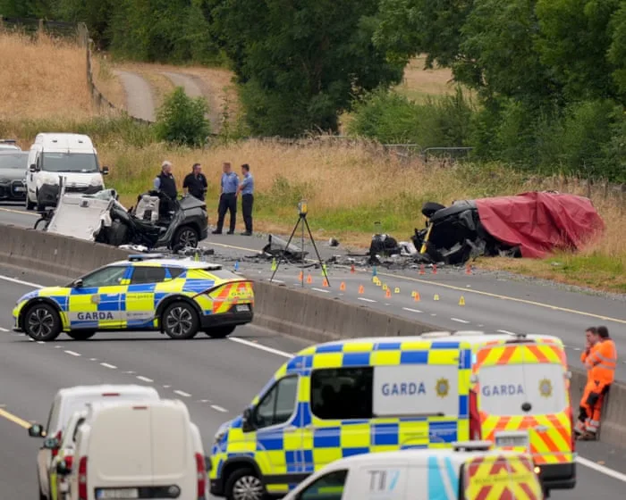 Five teenagers killed after car driven on wrong side of Irish motorway