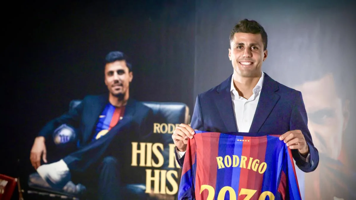 Rodri nunca dudó: “El Barça fue mi primera opción, por el presente y por la proyección del proyecto”