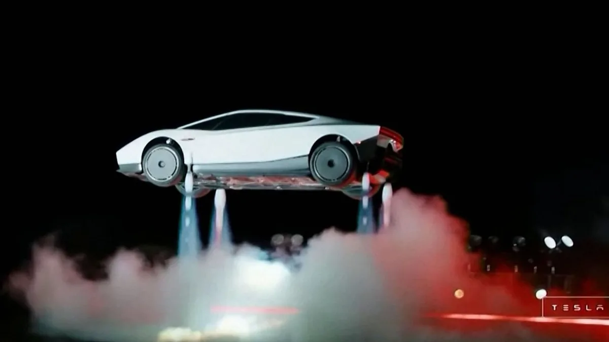 El nuevo Tesla que “vuela” y los memes más famosos que bromean la creación de Musk