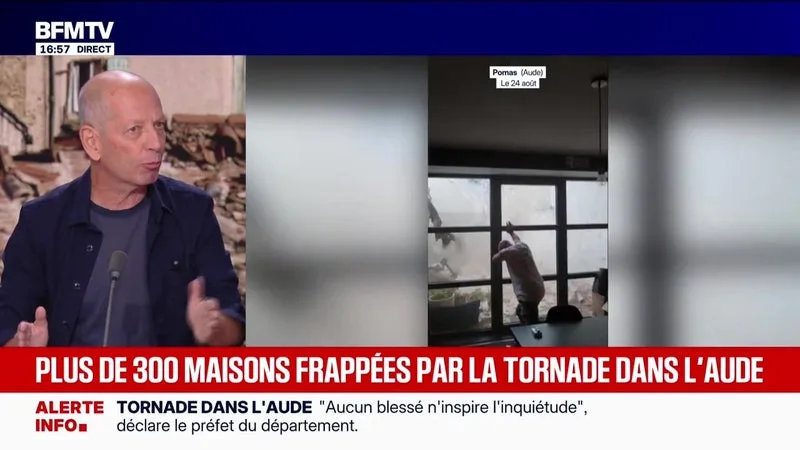 Marschall Truchot : Plus de 300 maisons frappées par la tornade dans l'Aude - 25/09