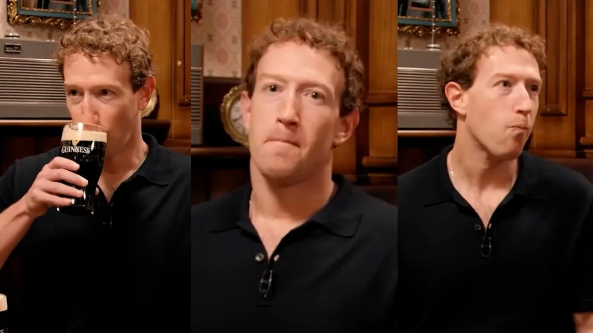 Internet n’en finit pas de troller Mark Zuckerberg à cause d’une gorgée de bière
