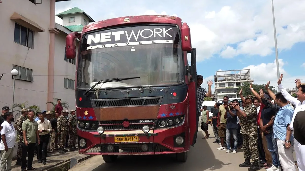 Imphal-Guwahati bus service resumes after more than three years