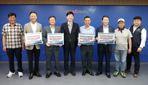 전주 농수산물도매시장 화재에 온정 답지…1천100만원 기탁