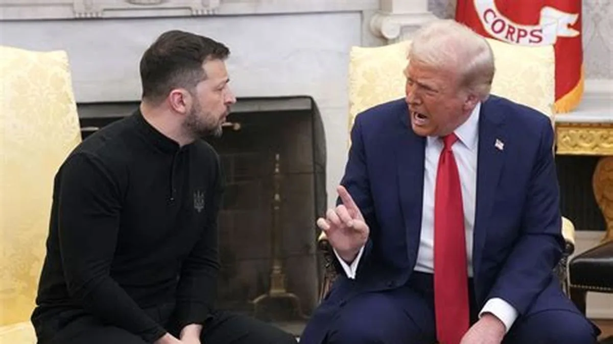 Ucrania atacó una petrolera en Rusia y Donald Trump reclamó la salida de Volodimir Zelenski