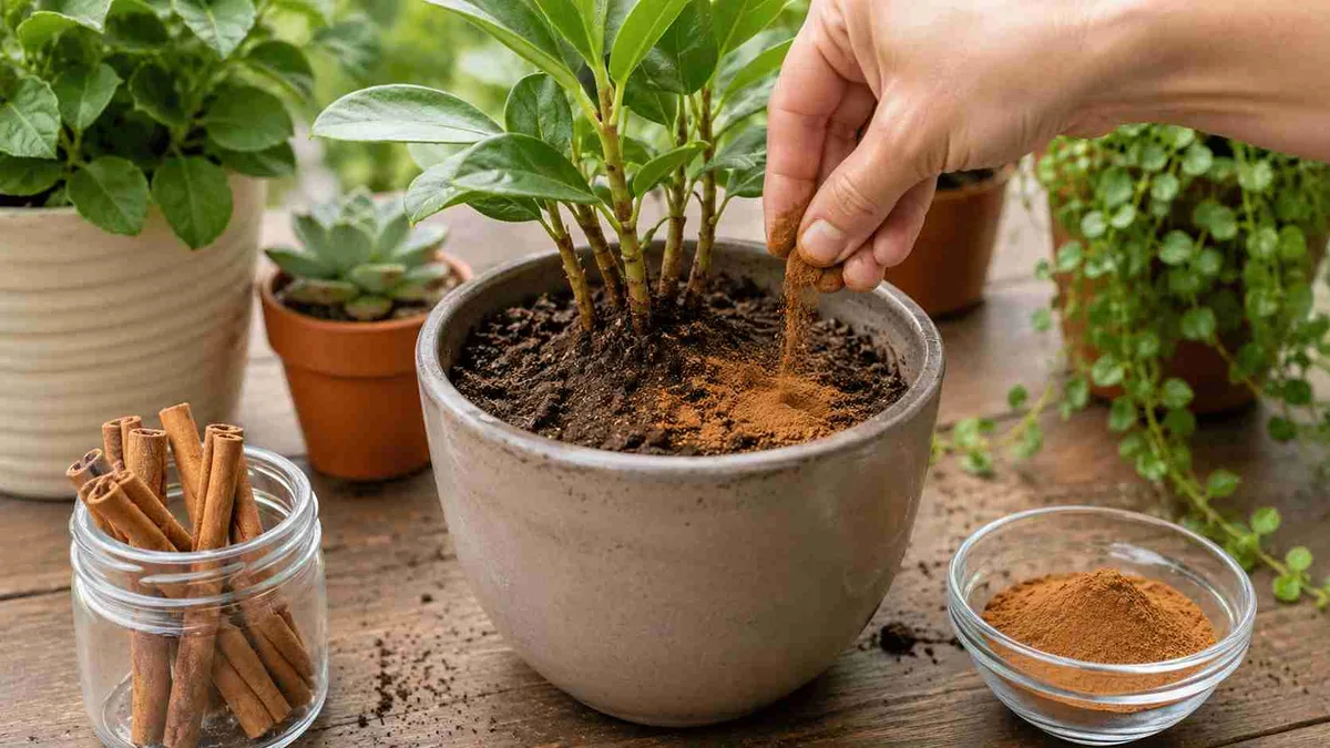 Canela em pó no vaso das plantas: para que serve esse ingrediente na jardinagem e por que ele aparece em tantas recomendações caseiras
