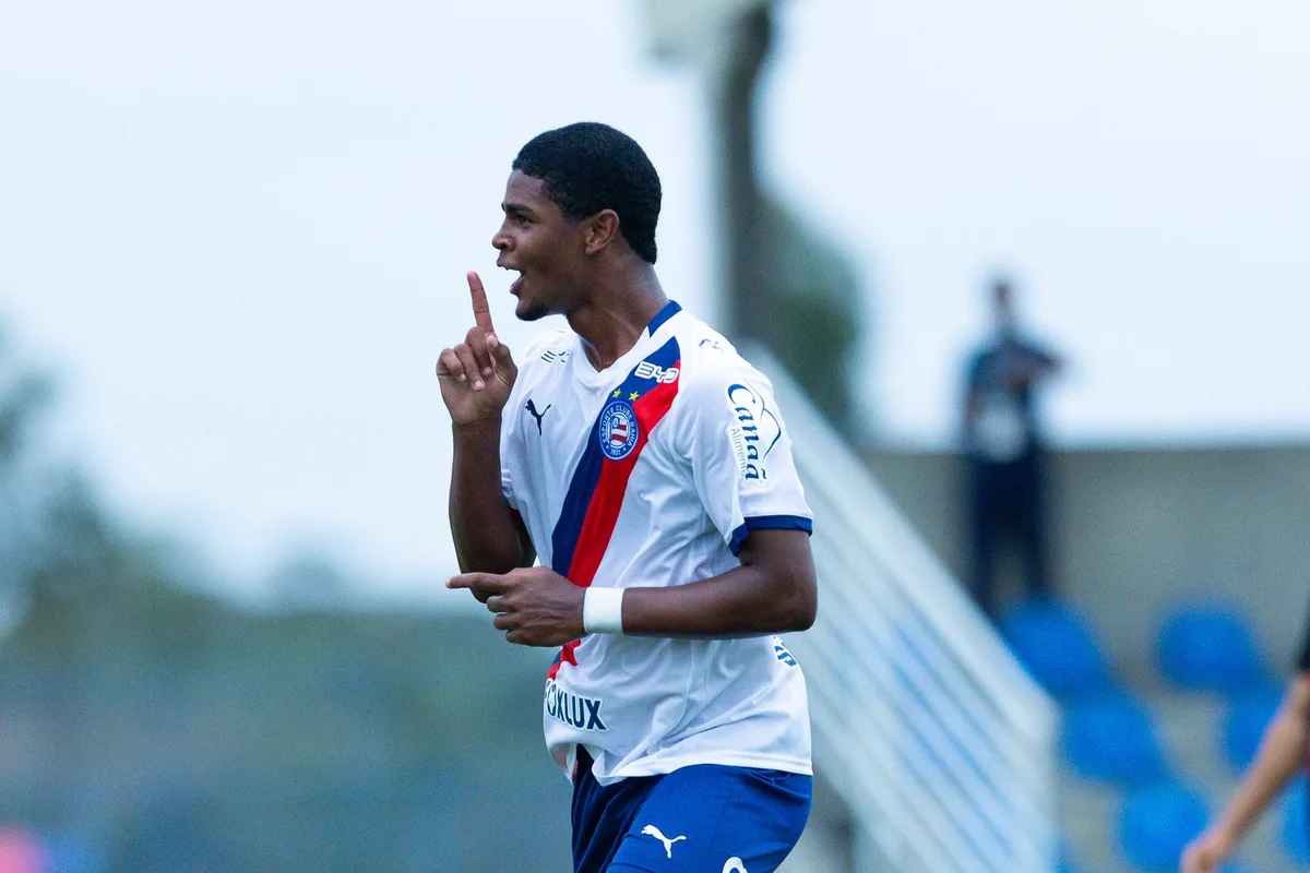 Destaque do Bahia chega ao 6º gol e impressiona no Brasileirão Sub-17