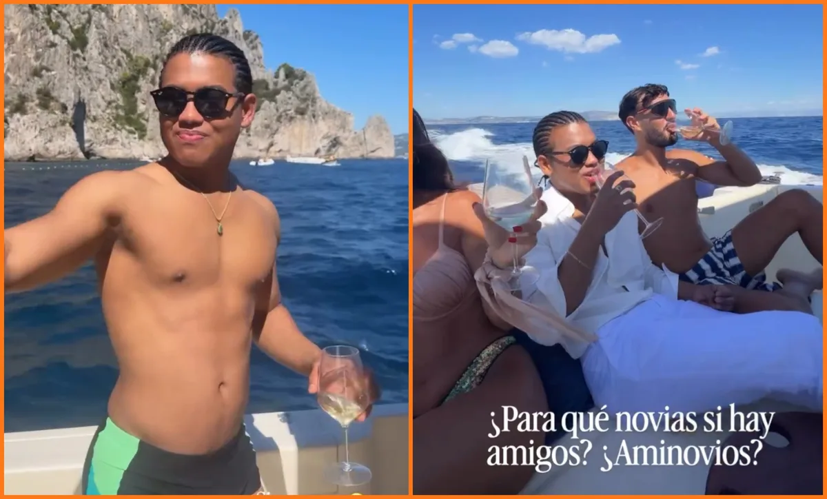 Miguel Polo Polo presumió sus vacaciones en Italia con “aminovios” y yates: reveló por qué no está trabajando con Abelardo de la Espriella