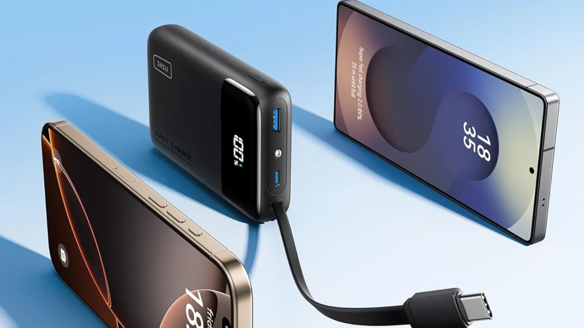 Smartphone, tablette ou Switch : cette batterie INIU 20 000 mAh et 45 W tombe à 29,99€