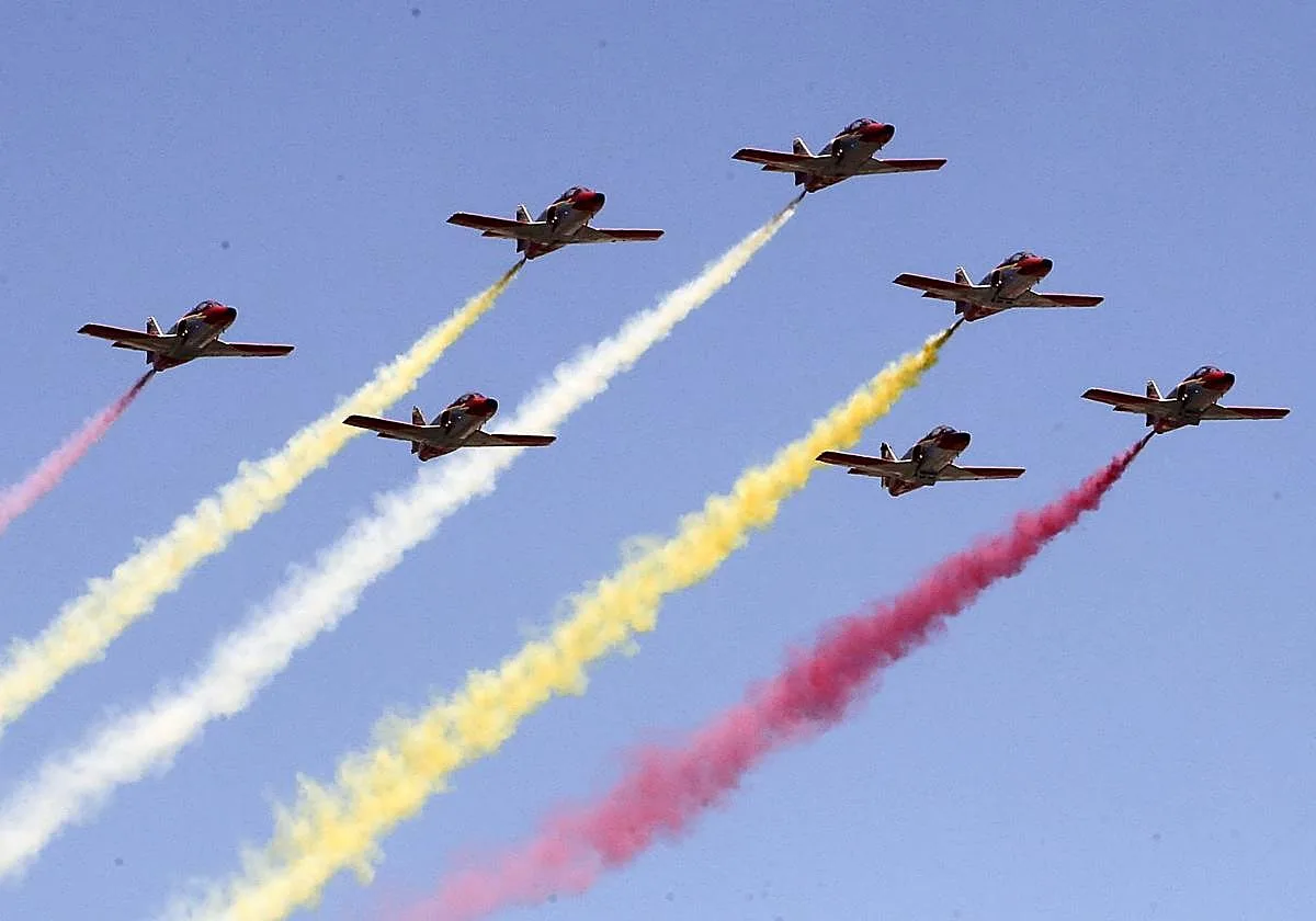 Estos son los aviones que vuelan hoy en el desfile del Día de la Fiesta Nacional en Madrid
