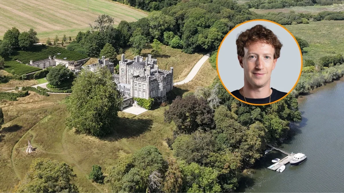 Mark Zuckerberg se compra uno de los castillos más impresionantes de Irlanda: 30 millones de euros y embarcadero privado
