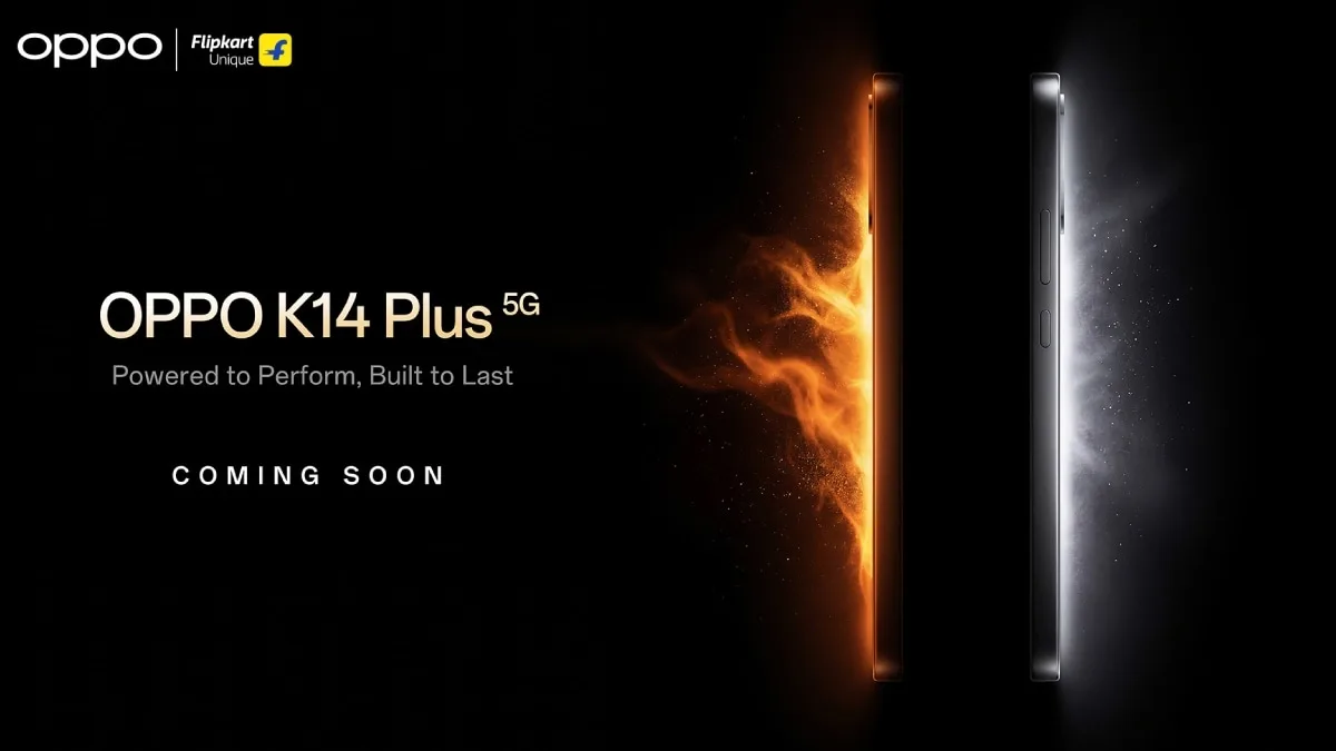 Oppo K14 Plus 5G India Launch Officially Teased; Flipkart Availability Confirmed