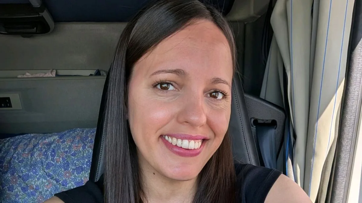 Miriam, camionera argentina en Europa: “Paso hasta 24 días fuera y, al volver, tengo tres o cuatro para ver a mis amigos”