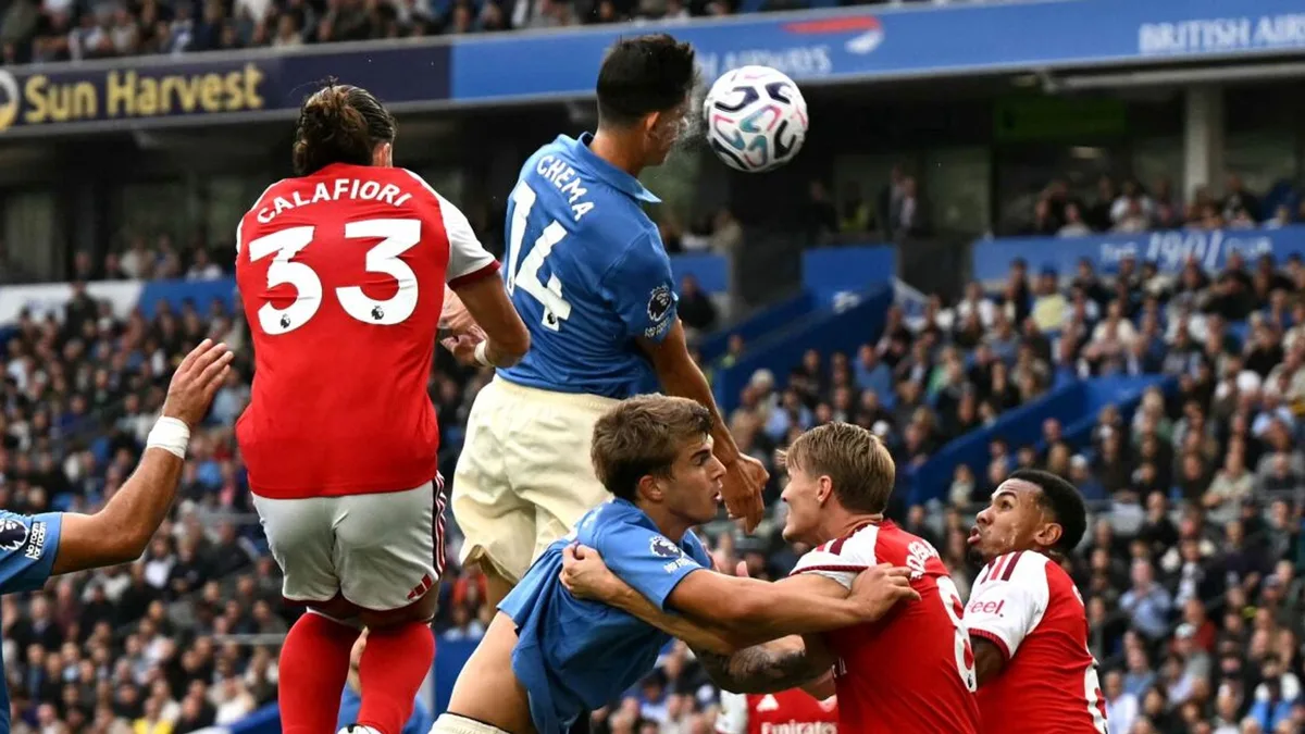 Arsenal's winning start ended by brilliant Brighton