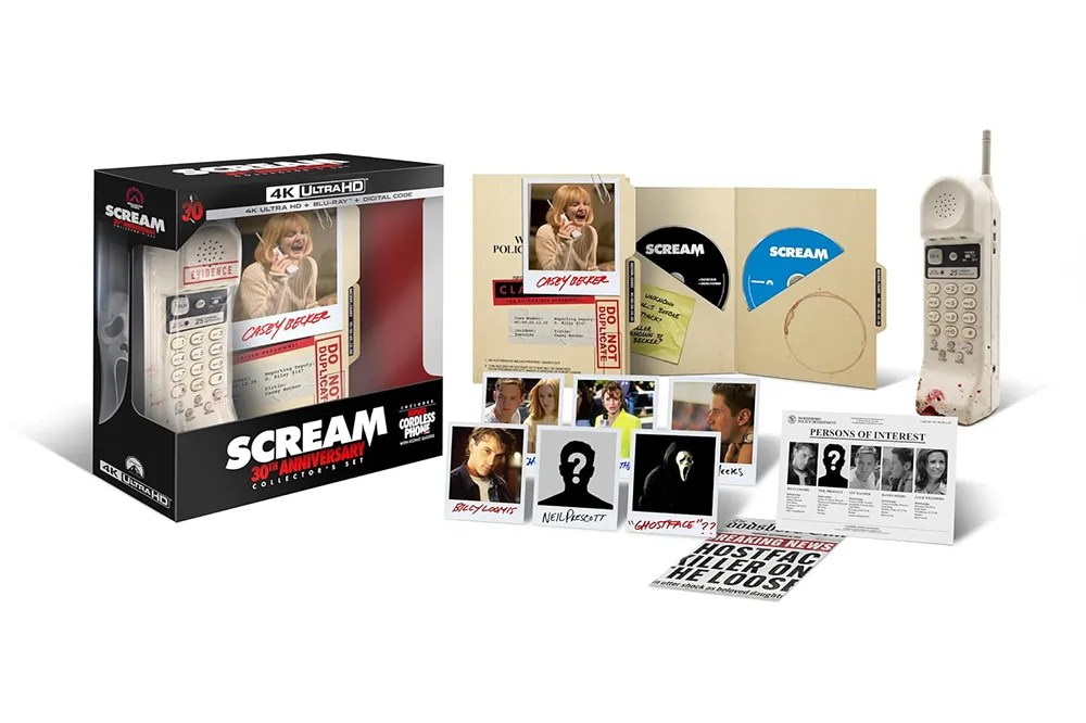 ‘Scream’ Celebrates 30th Anniversary With Limited-Edition Box Set Featuring Replica of Drew Barrymore’s Iconic Bloody Phone