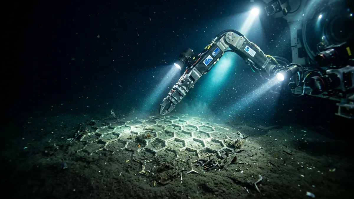 Túneis hexagonais desafiaram paleontólogos por 170 anos até uma nova pista surgir: pequenos crustáceos podem ter construído as redes quase perfeitas