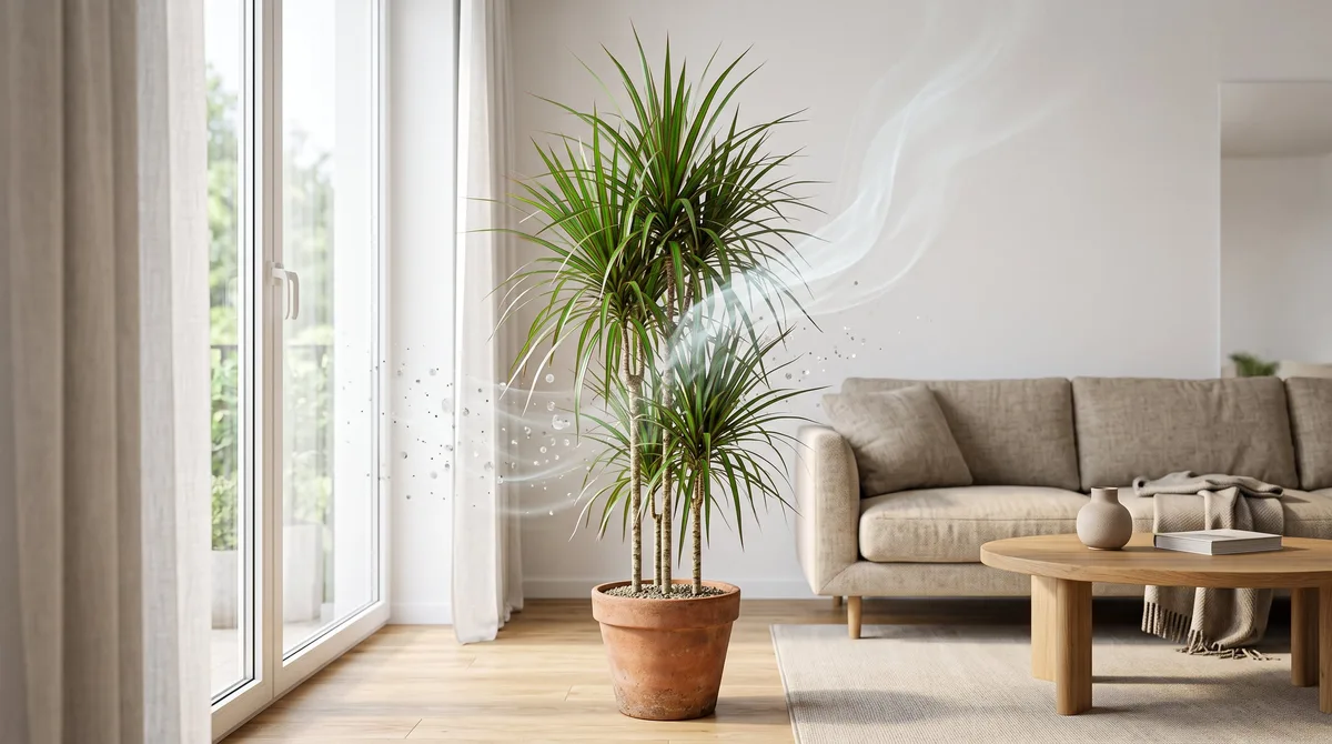 Drácena marginata: la planta de interior que ayuda a filtrar toxinas y necesita poco riego