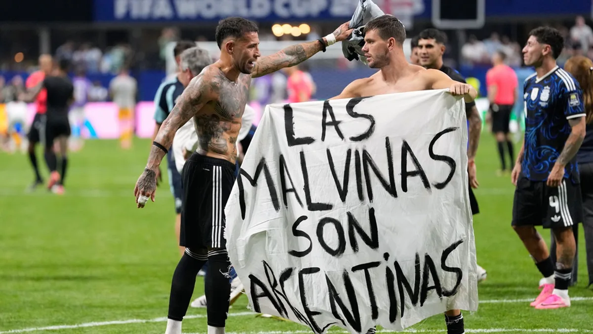 Argentina players banned for World Cup brawl and AFA fined over Falklands banner