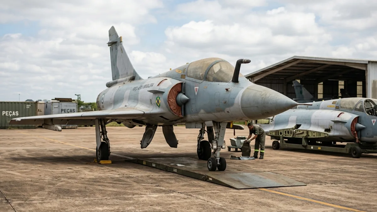 Brasil pagou €$ 80 milhões por 12 Mirage 2000 usados e, depois de 14 anos, FAB vendeu nove células sem condição de voo por US$ 452 mil em leilão internacional da FAB