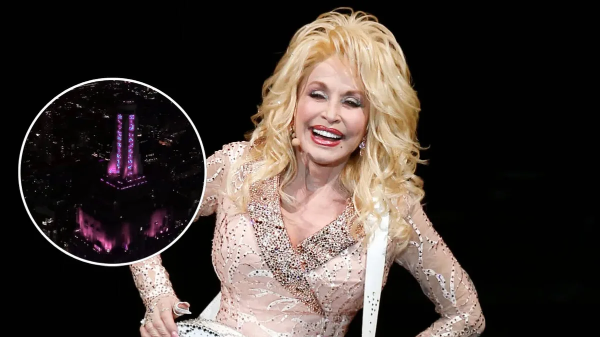 Dolly Parton death: Empire State Building turns pink in tribute