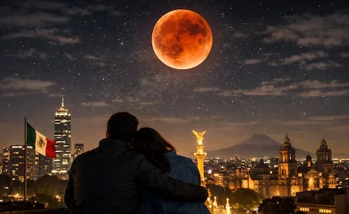 Eclipse lunar de agosto: Los mejores lugares en la CDMX para ver la Luna de Sangre