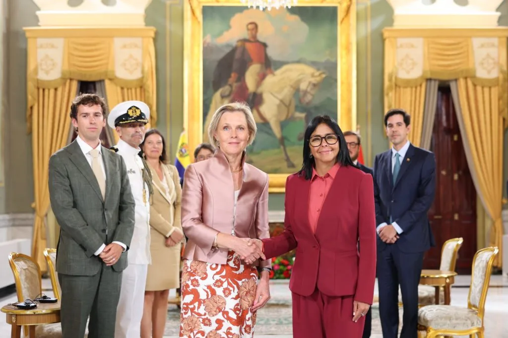 Delcy Rodríguez recibió al nuevo coordinador residente de la ONU en el país