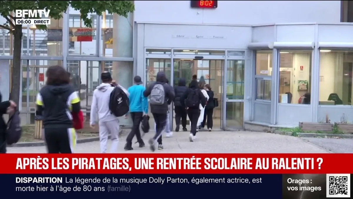 La préparation de la rentrée scolaire au ralenti dans certains établissements après la cyberattaque subie par le ministère de l’Éducation nationale