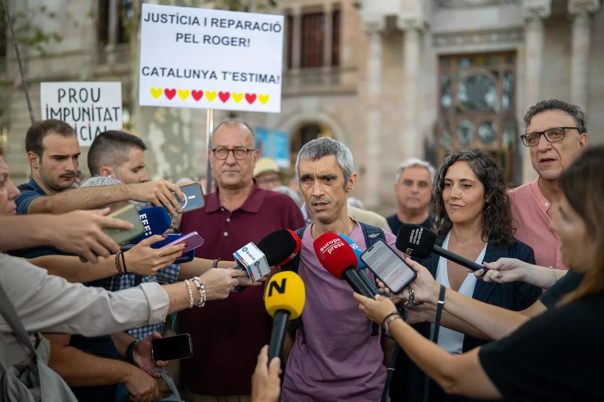 Roger Español atribuye el disparo en el ojo a una "represalia" por una tensión previa con la policía