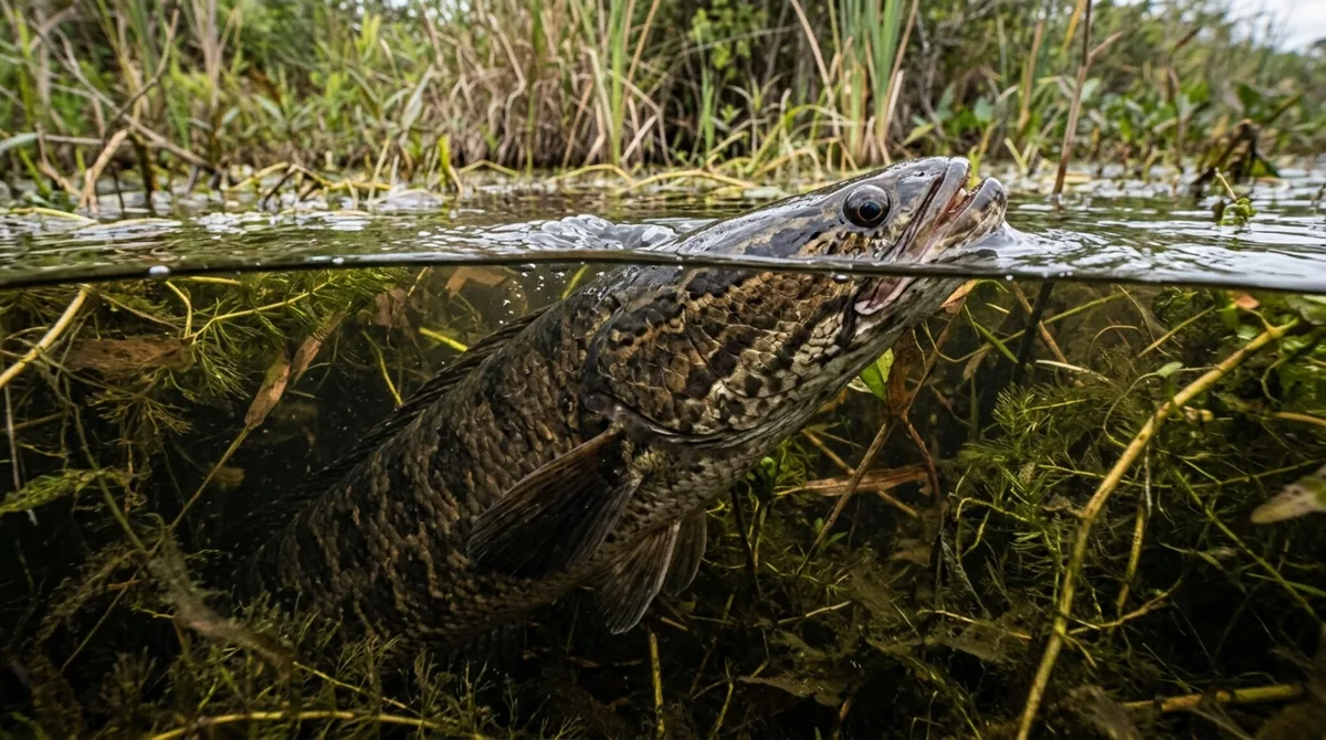 Graças a um órgão respiratório especializado, um peixe consegue retirar oxigênio diretamente do ar e sobreviver fora da água por períodos incomuns