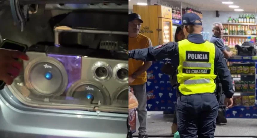 Operativo masivo en Caracas: Multaron a dueños de carros con música fuerte y licorerías abiertas en la noche