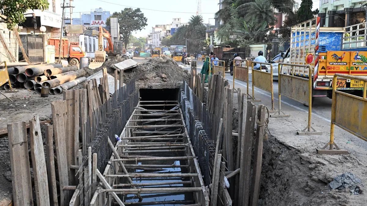 ₹41-crore drain work to be implemented for preventing floods in Chennai’s western parts